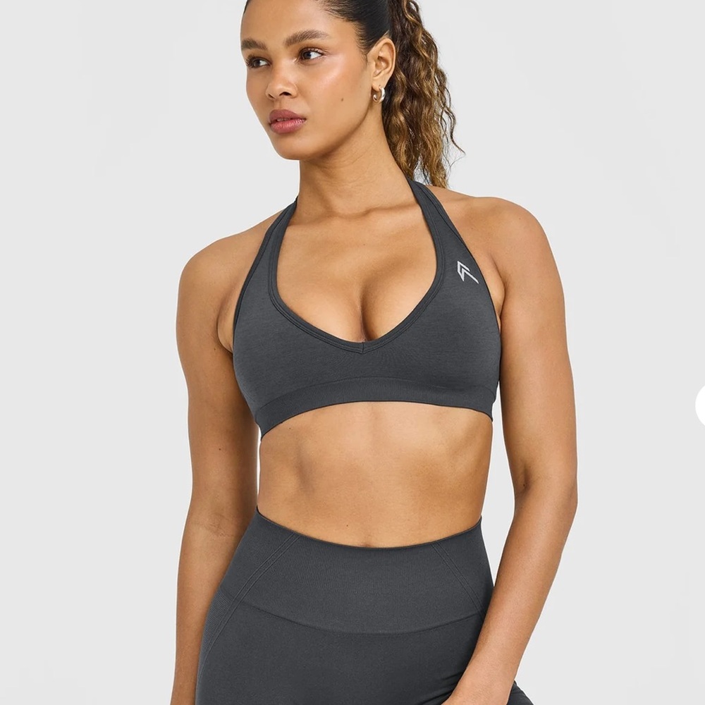 Oner Active Effortless Halter neck bra — coal